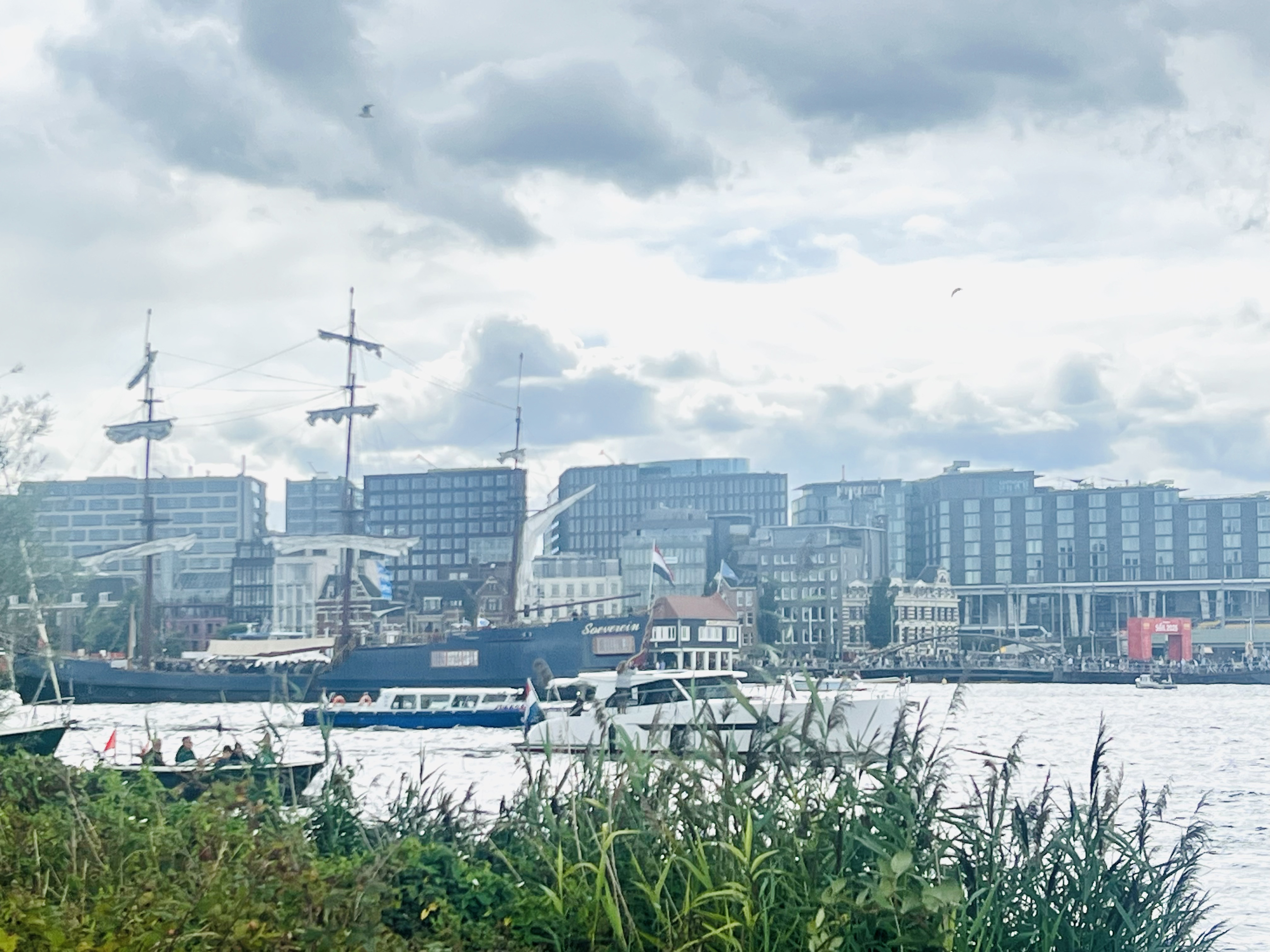View from the other side of the river